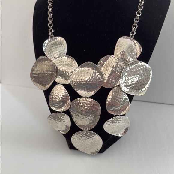 NWT CHICO Silver Statement Necklace - Picture 3 of 11